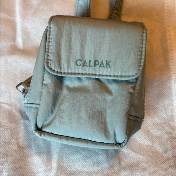 Calpak Light Gray Compact Backpack - Picture 2 of 2